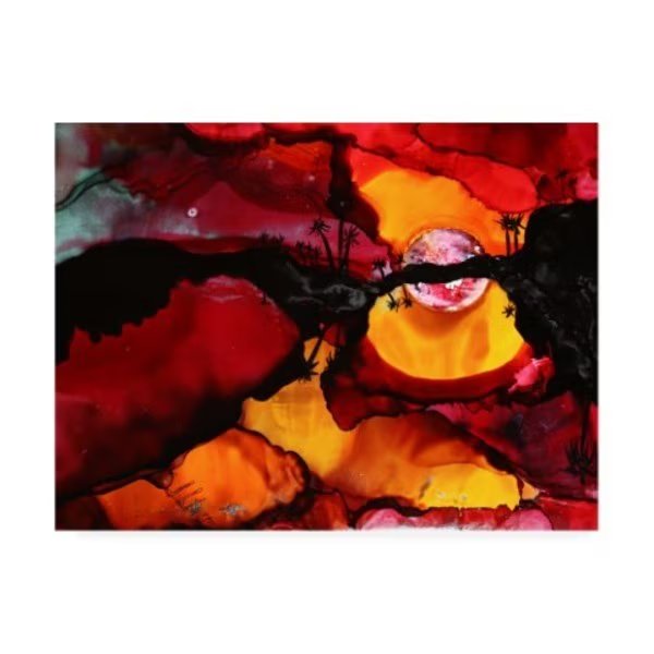 Michelle Mccullough 'Endless Moon' Canvas Art, 18x24, Trademark Fine Art, Mfr#: ALI44635-C1824GG